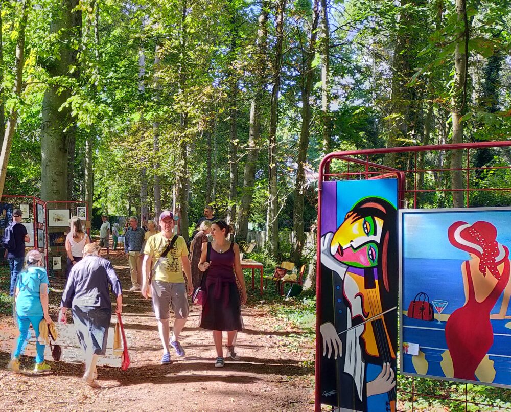 Artistes dans le parc