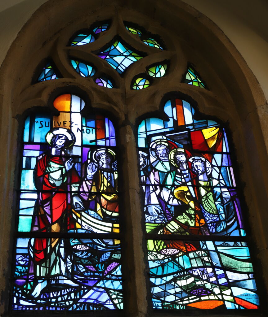 Vitrail n°11 - la pêche miraculeuse