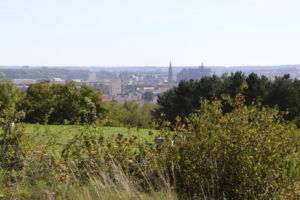 Vue sur Metz depuis les Hauts de Woicon