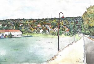 Illustration Albert Thiam : le Parc du Breuil